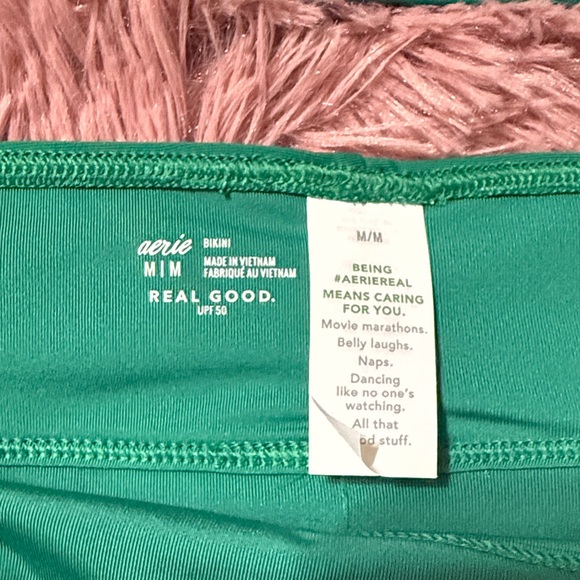 NWOT Aerie Malaysia Emerald Green Bikini Set - Picture 4 of 8